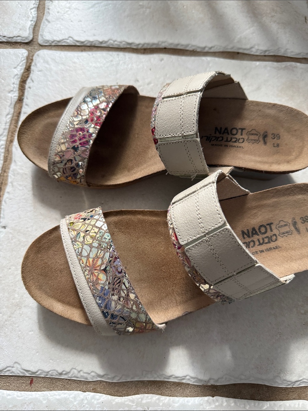 Naot Women's Leather Multicolor Royalty Sandals